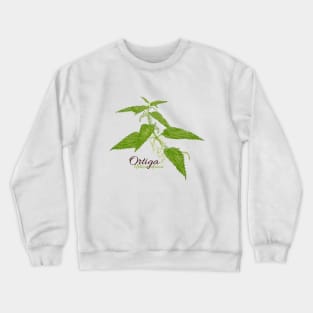 Green nettle in bloom Crewneck Sweatshirt